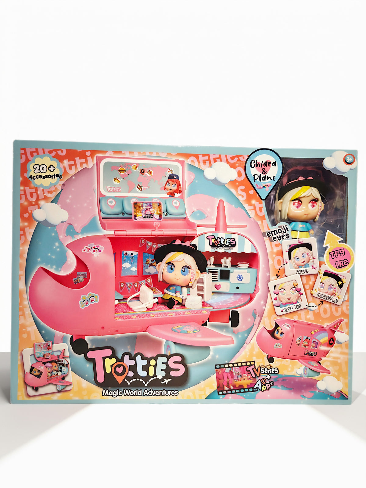 Trotties Chiara Flugzeug Spielset mit Puppe
