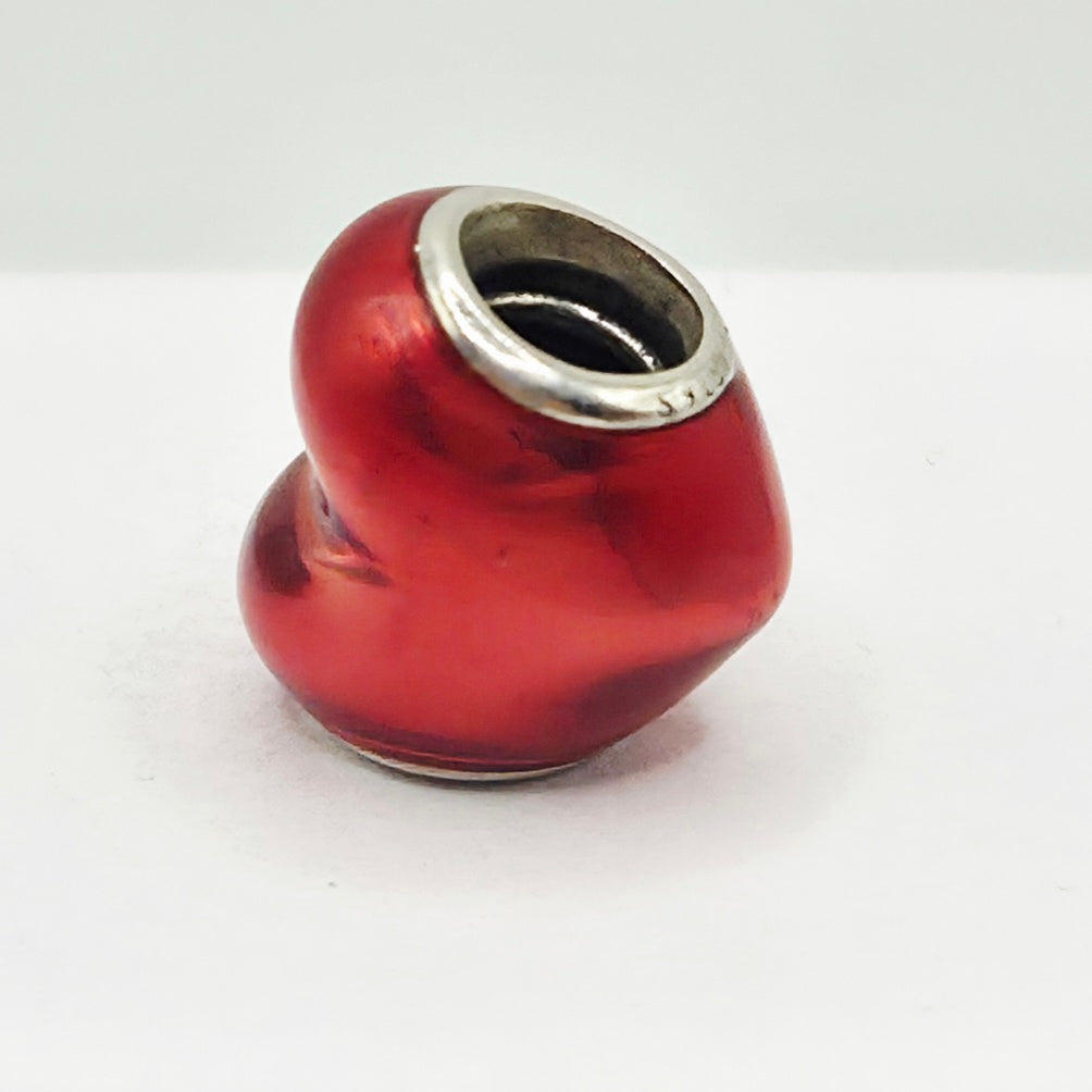 Original Pandora Herz Metallic Rot 793337C02
