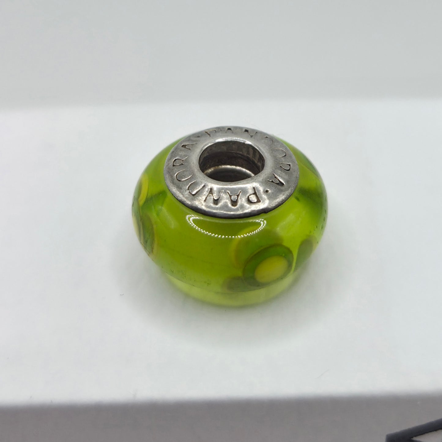 Original Pandora Murano Glas Blume Limette 790648