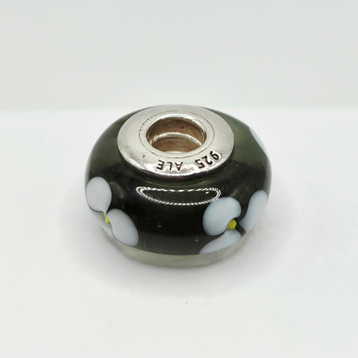 Original Pandora Murano Glas weisse Blume 790604
