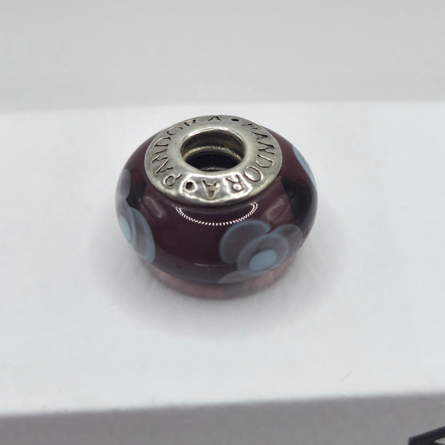 Original Pandora Murano Glas Blume Lila 790643