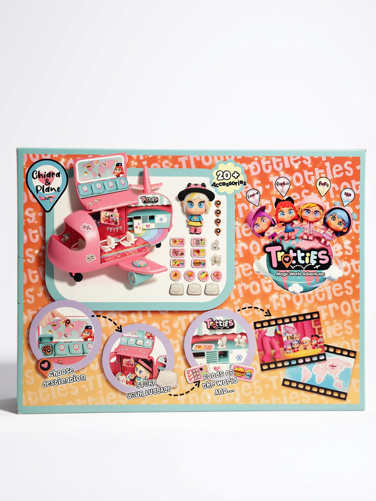 Trotties Chiara Flugzeug Spielset mit Puppe