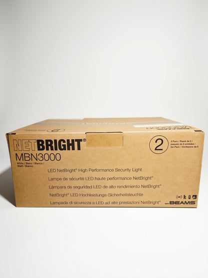 Mr. Beams Batterie-LED-Außenstrahler "MBN3000 NetBright" Weiß vernetzbar mit Bewegungsmelder