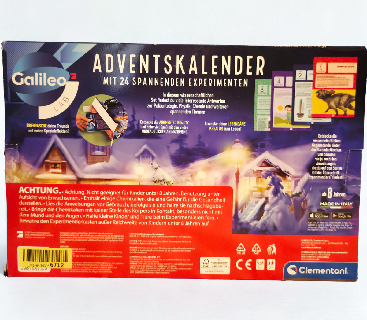 Adventskalender Gallileo 24 Experimente