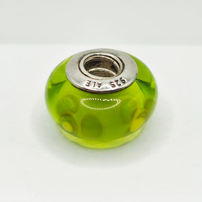 Original Pandora Murano Glas Blume Limette 790648