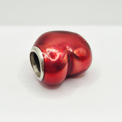 Original Pandora Herz Metallic Rot 793337C02