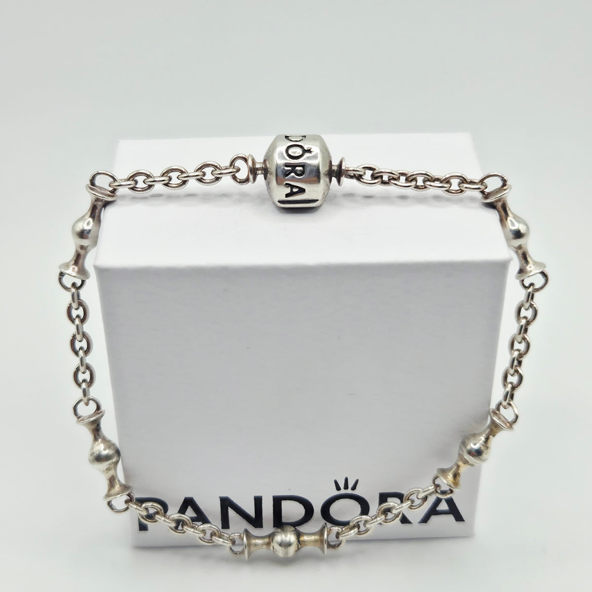 Original Pandora 5 Clips Armband 19 cm
