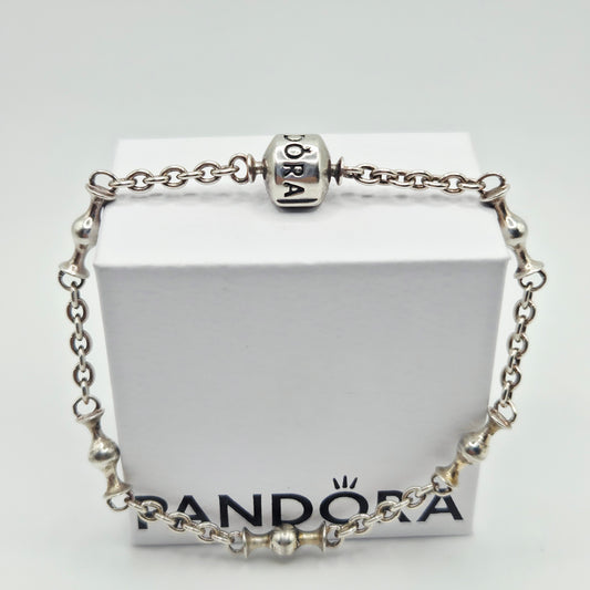 Original Pandora 5 Clips Armband 19 cm