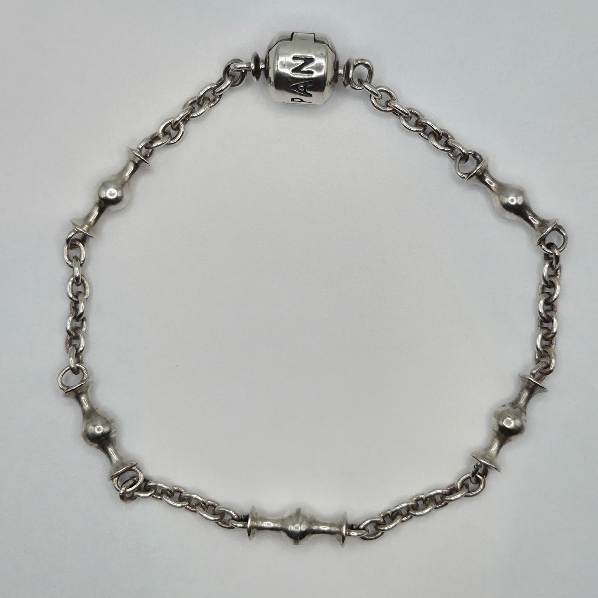 Original Pandora 5 Clips Armband 19 cm