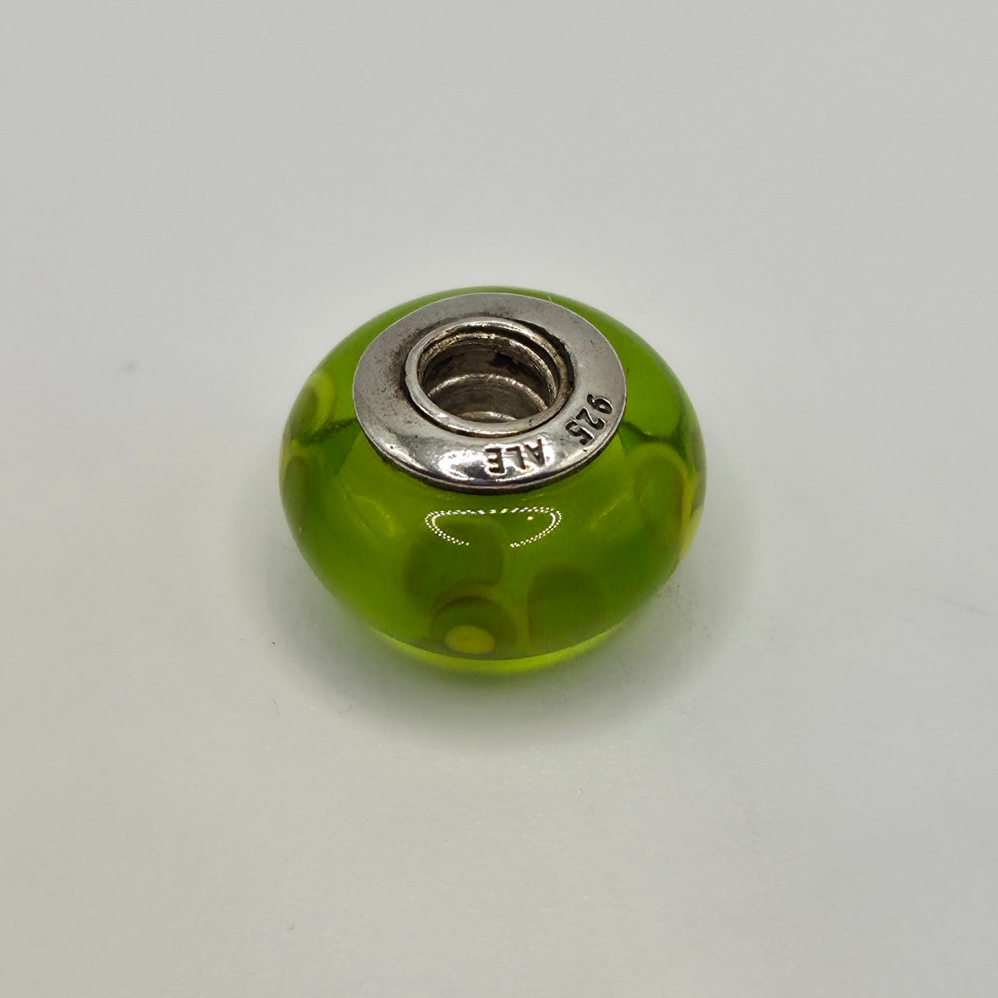 Original Pandora Murano Glas Blume Limette 790648