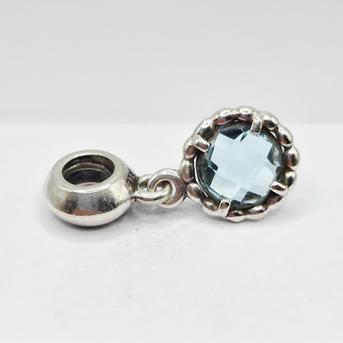 Original Pandora Anhänger blauer Topas 791021BTP