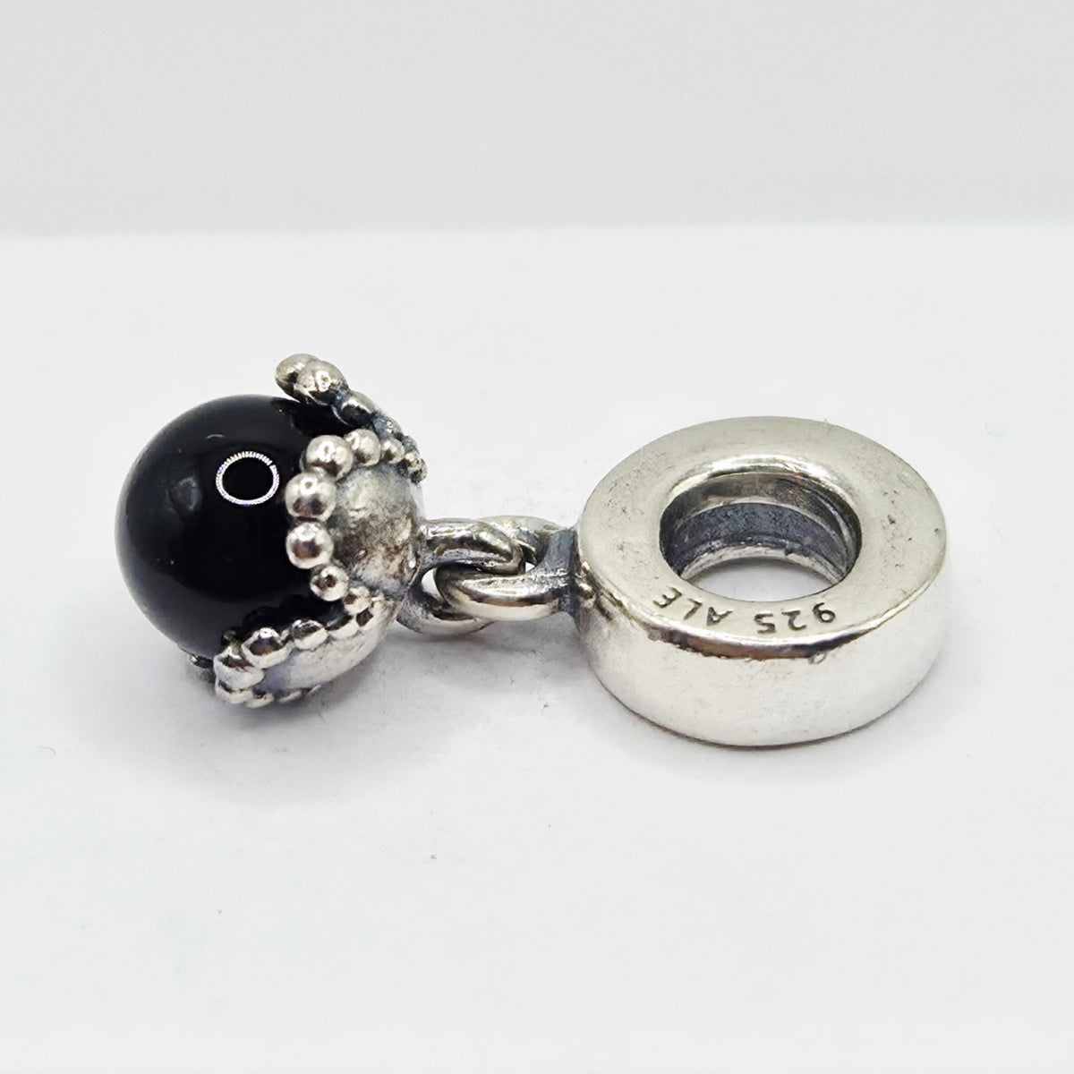 Original Pandora Onyx Anhänger Tropfen 790379O