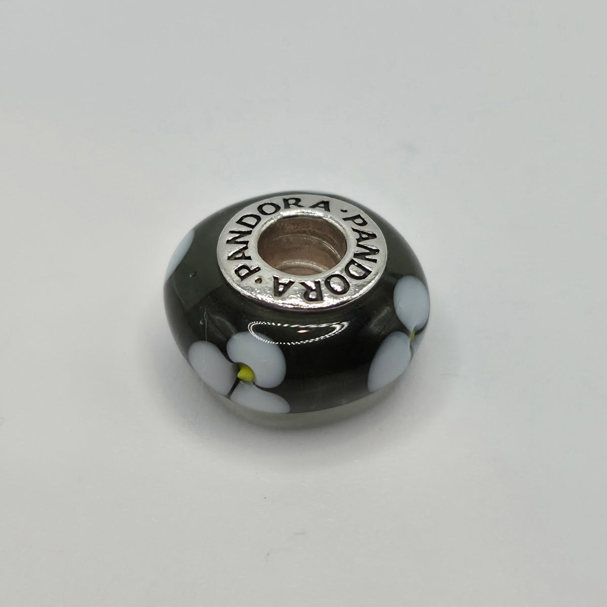 Original Pandora Murano Glas weisse Blume 790604