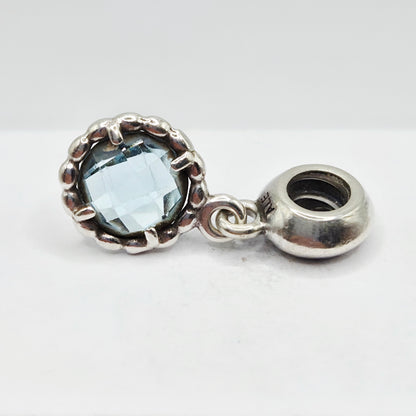 Original Pandora Anhänger blauer Topas 791021BTP