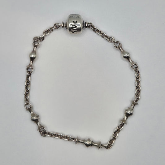Original Pandora 5 Clips Armband 19 cm