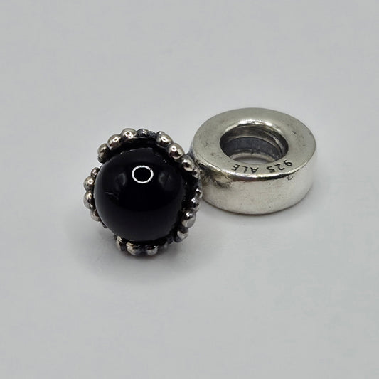 Original Pandora Onyx Anhänger Tropfen 790379O