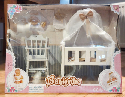 Barriguitas Kinderbett Set mit Hochstuhl