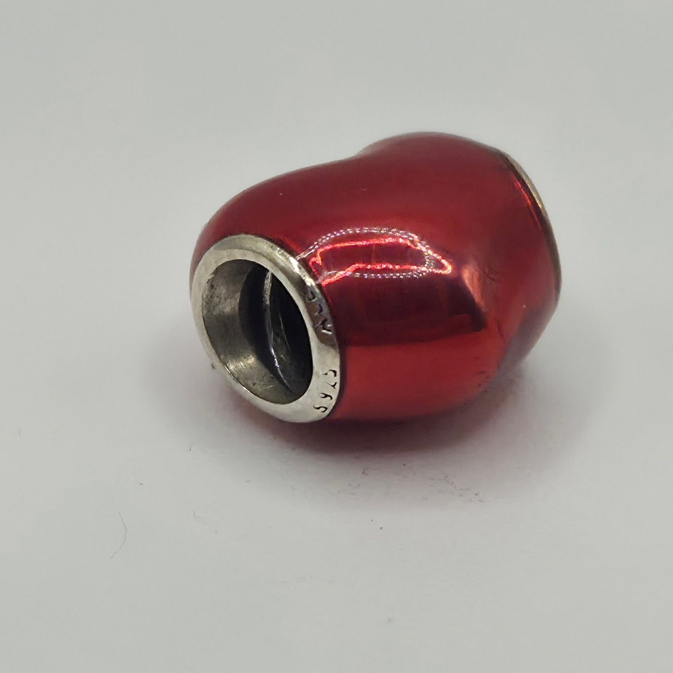 Original Pandora Herz Metallic Rot 793337C02