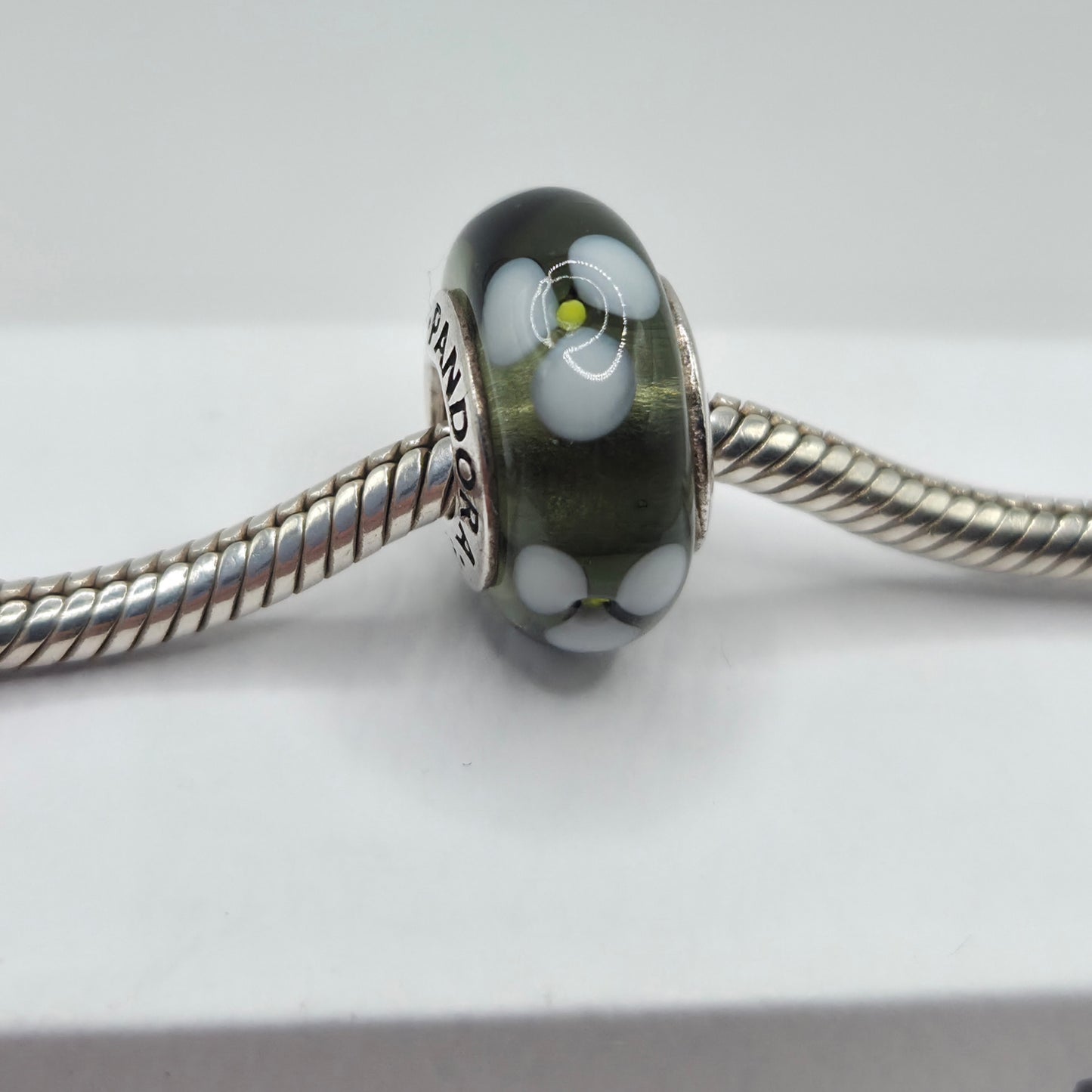 Original Pandora Murano Glas Blume 790604