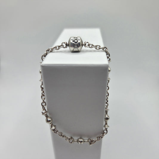 Original Pandora 5 Clips Armband 19 cm