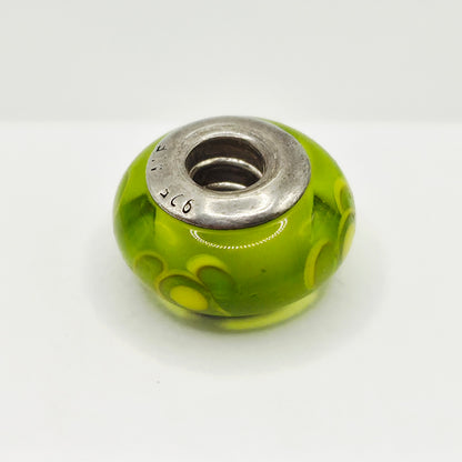 Original Pandora Murano Glas Blume Limette 790648