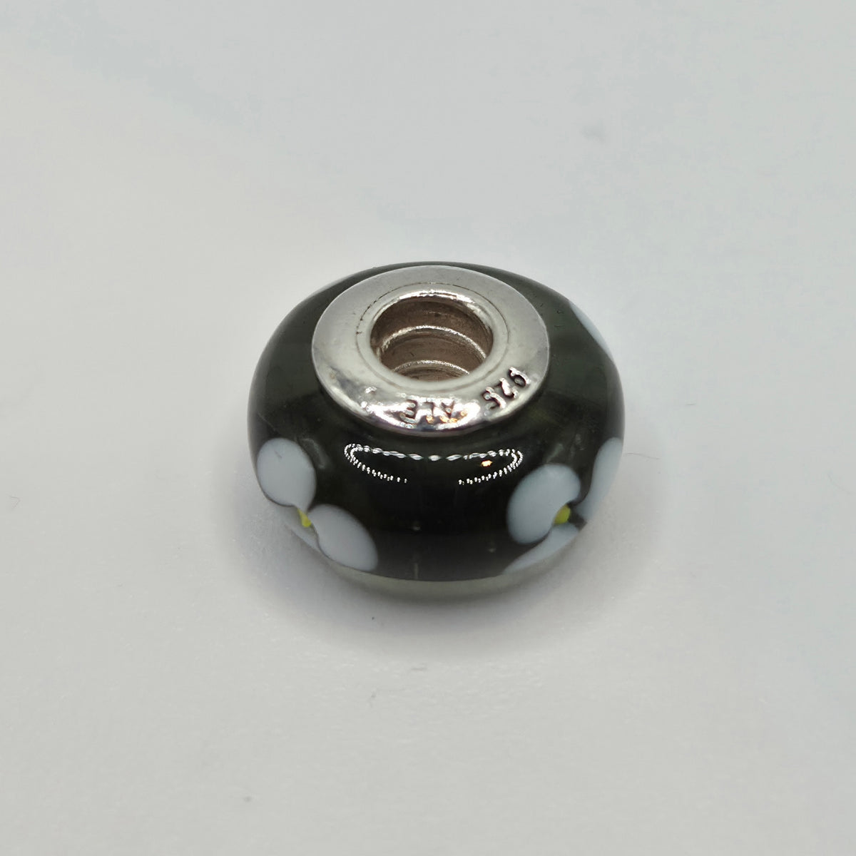 Original Pandora Murano Glas weisse Blume 790604