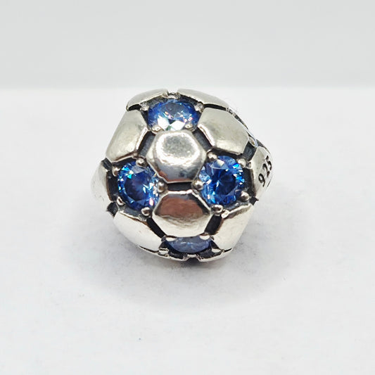 Original Pandora Fussball Blau 790444CZB