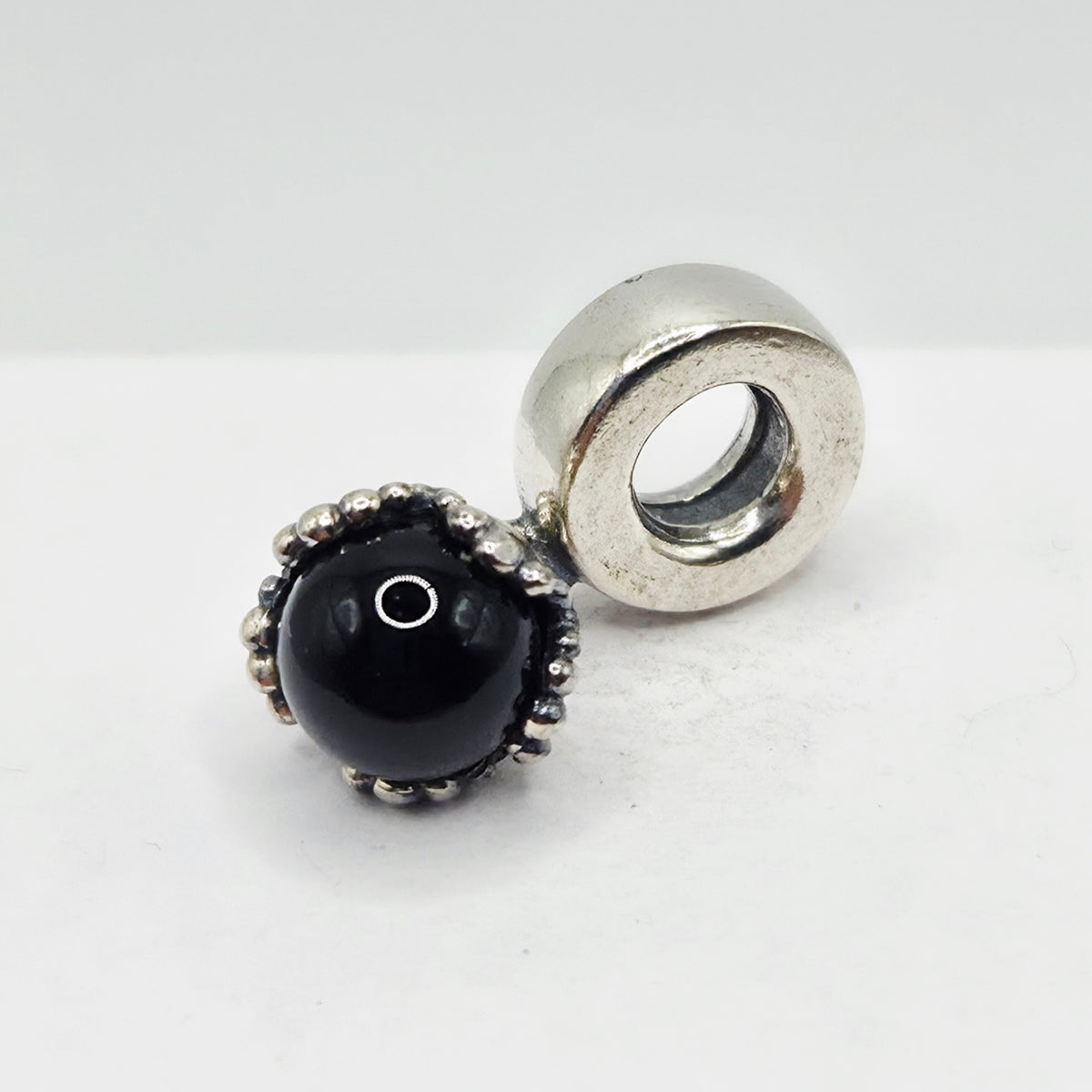 Original Pandora Onyx Anhänger Tropfen 790379O