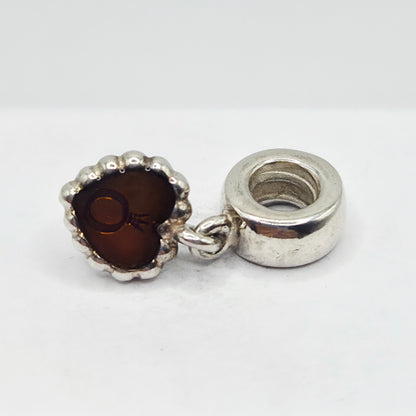 Original Pandora Logo Anhänger Cognac 790471EN10