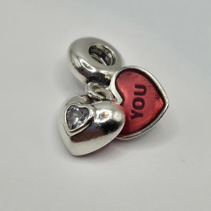 Original Pandora Herz Anhänger Me and You 791244CZ