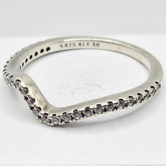 Original Pandora Ring funkelnder Wunsch Grösse 56 196316CZ