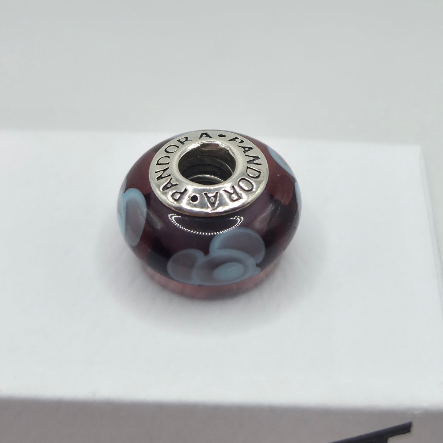 Original Pandora Murano Glas Blume Lila 790643