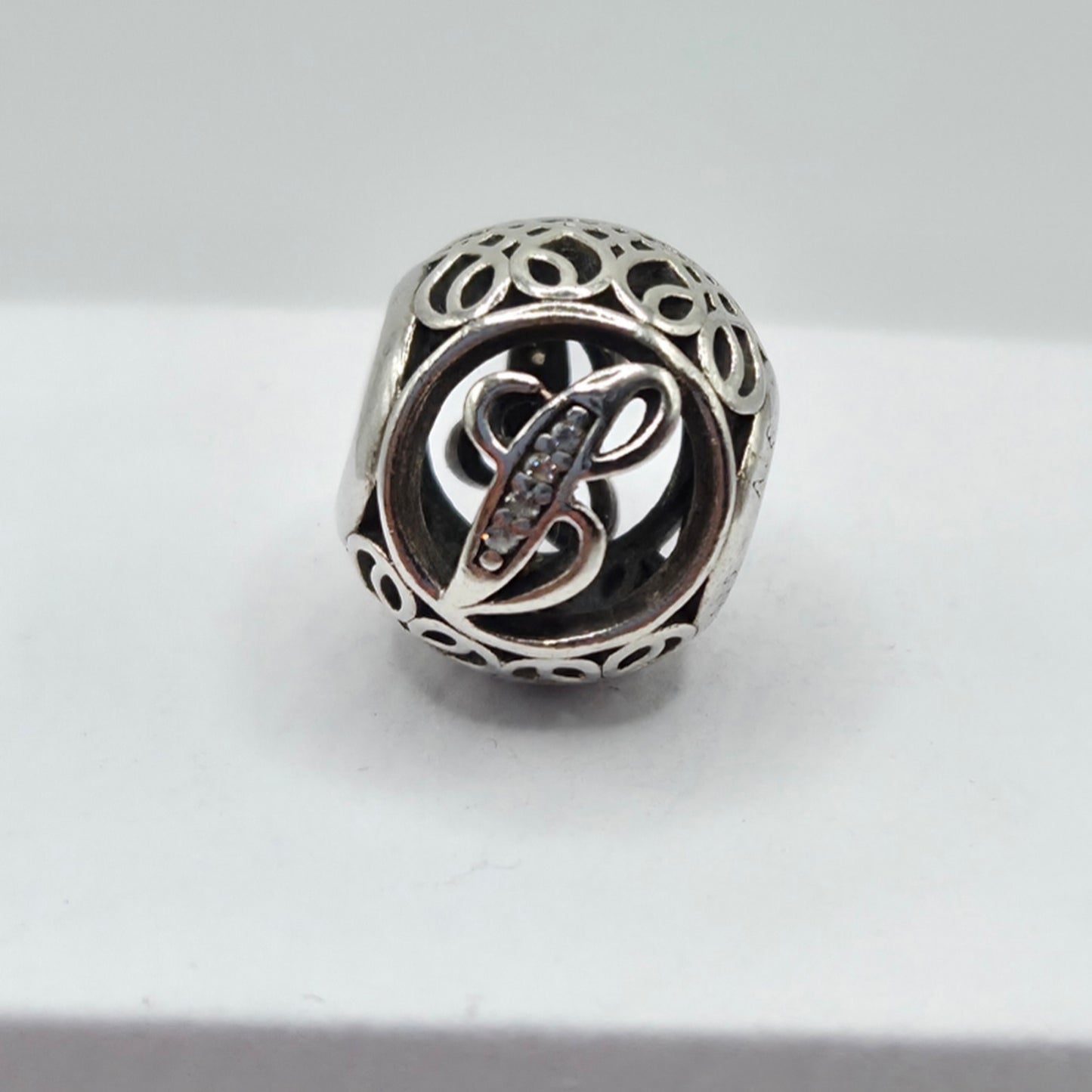 Original Pandora Vintage Buchstabe J 791854CZ
