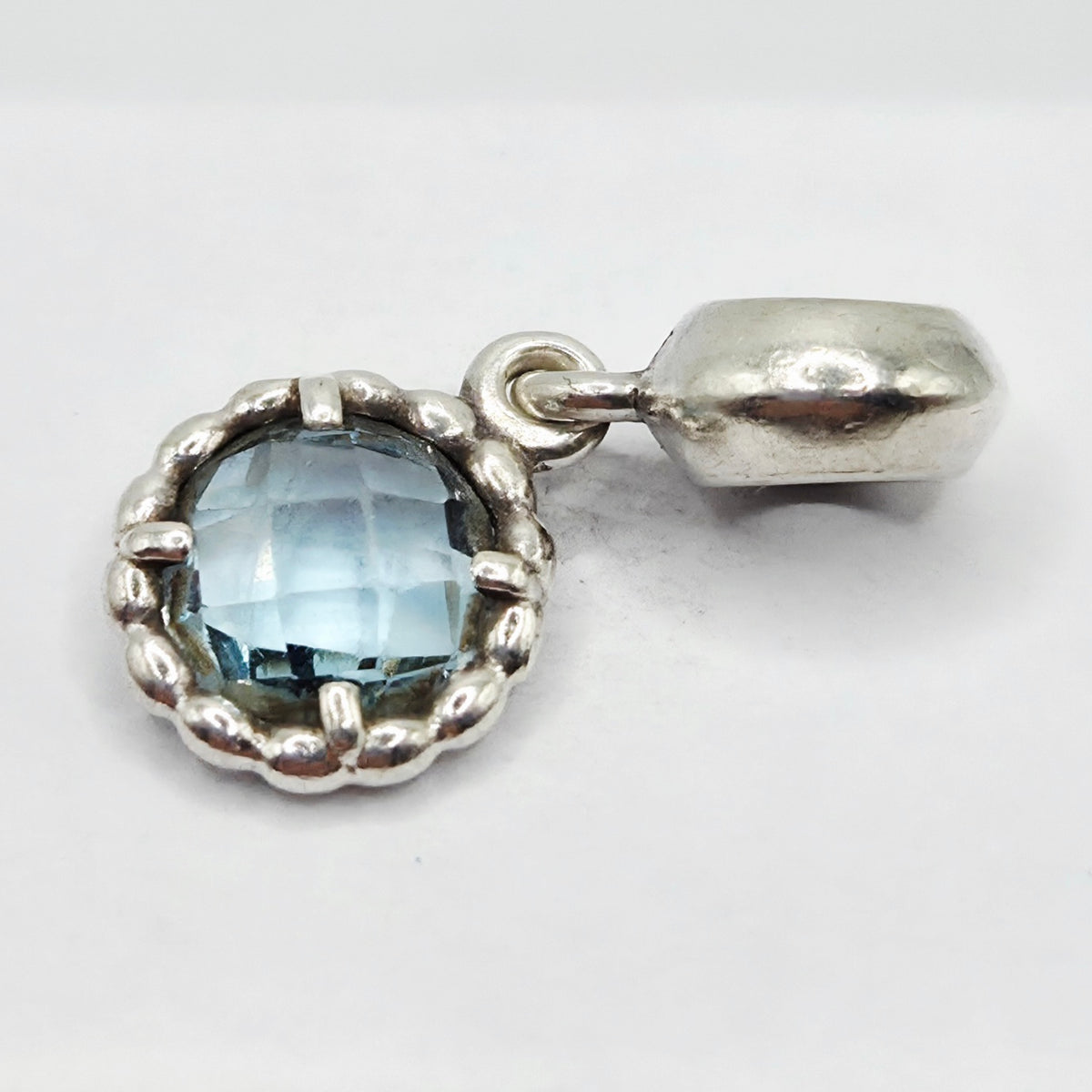 Original Pandora Anhänger blauer Topas 791021BTP