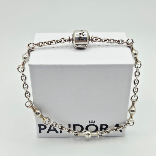 Original Pandora 5 Clips Armband 19 cm