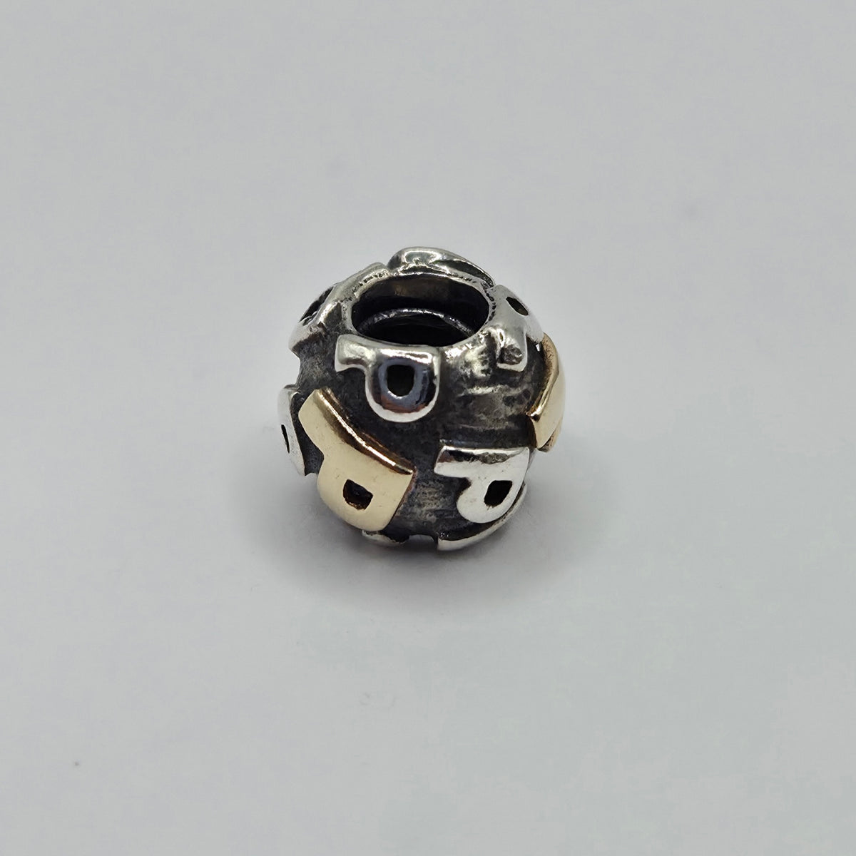 Original Pandora goldener Buchstabe P 790298P