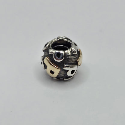 Original Pandora goldener Buchstabe P 790298P
