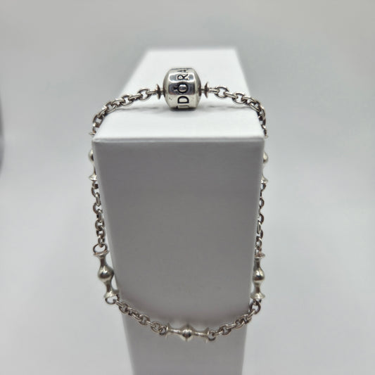Original Pandora 5 Clips Armband 19 cm