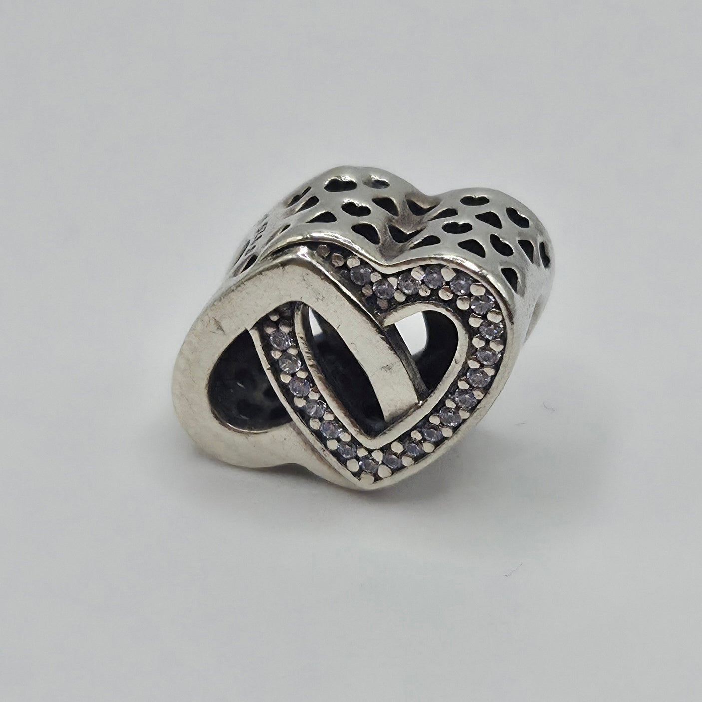 Original Pandora verschlungene Herzen 791880CZ