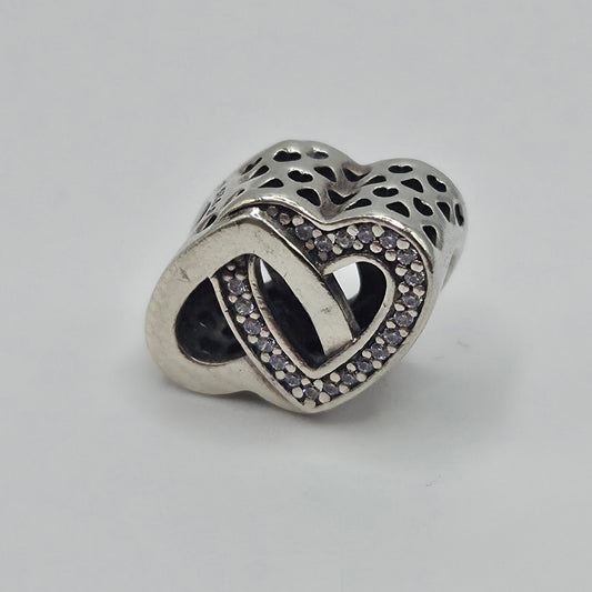 Original Pandora verschlungene Herzen 791880CZ