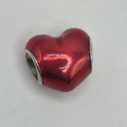 Original Pandora Herz Metallic Rot 793337C02