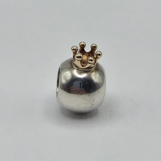 Original Pandora Krone Bicolor Gold 790122