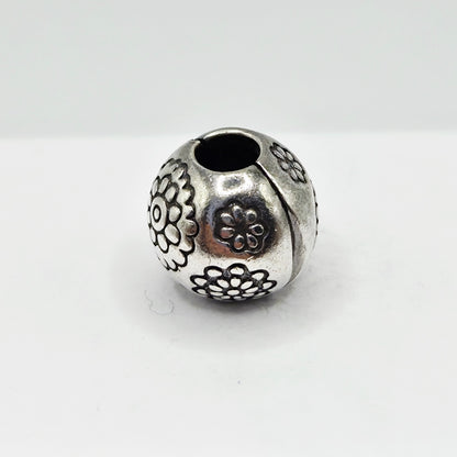 Original Pandora Clip Rhodium Mitternachtsblume 791009BR