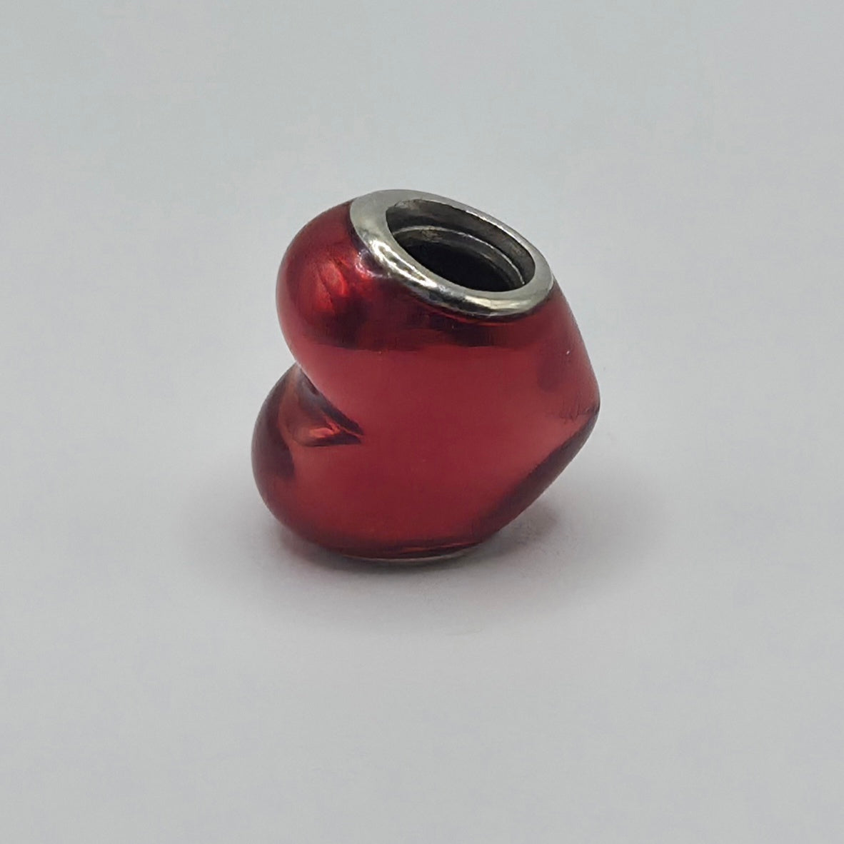 Original Pandora Herz Metallic Rot 793337C02
